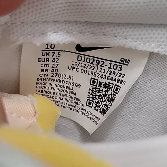 Nike Blazer Low Platform Sneaker White / Pink Blaze Womens 10 - Picture 6 of 10